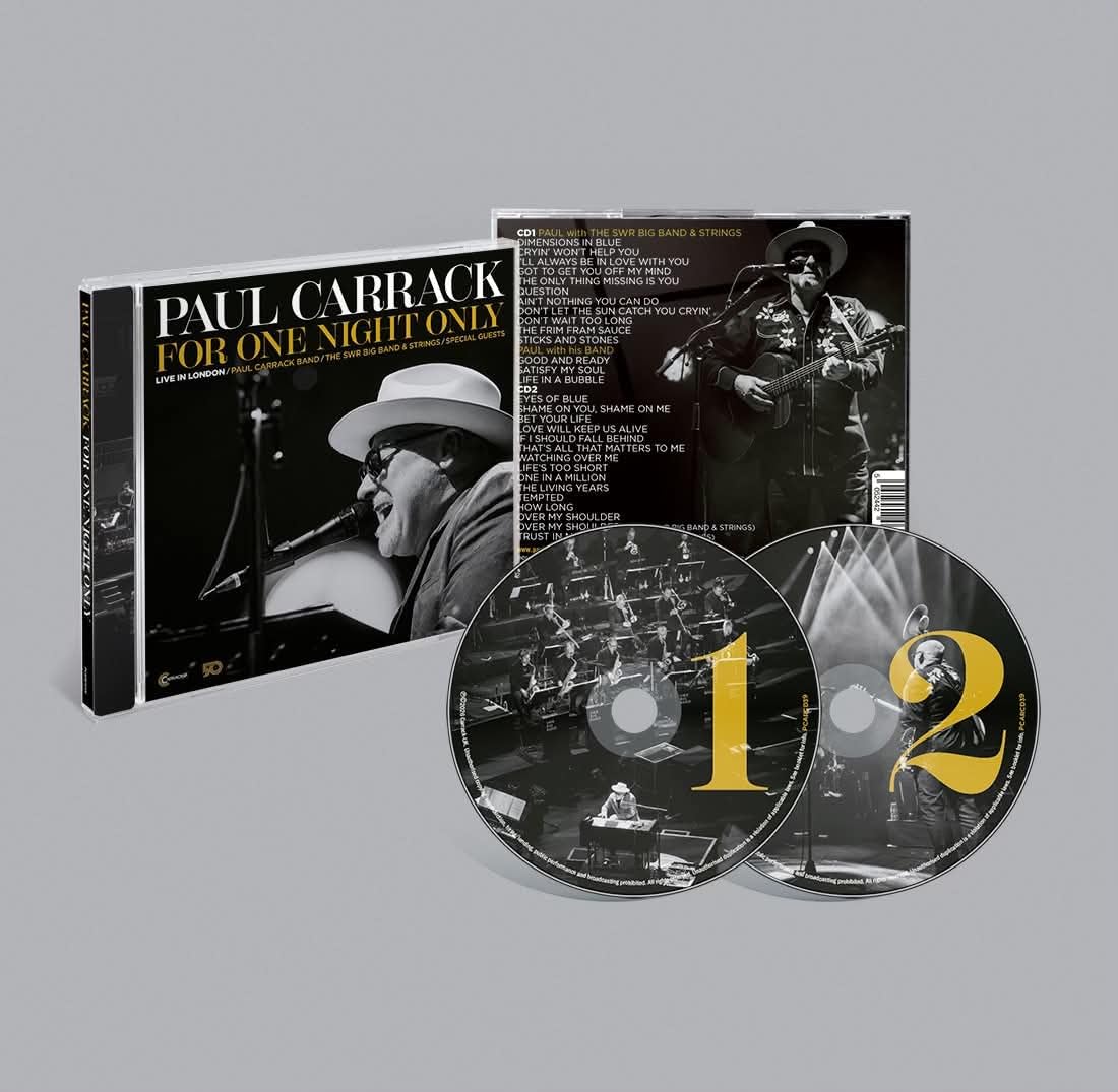 Paul Carrack - For One Night Only - Live In London [Audio CD]