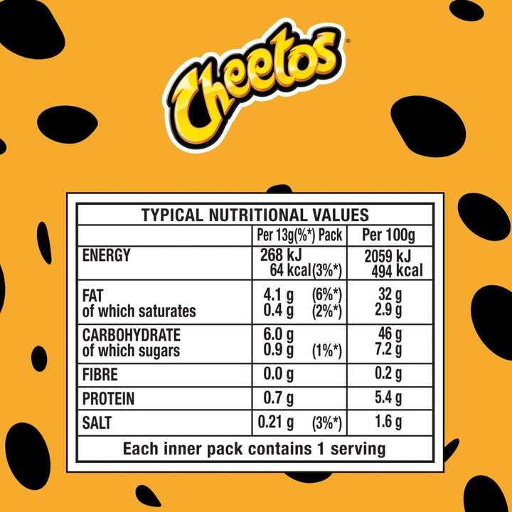 Cheetos Puffs Cheese Multipack Crisps 6x13g