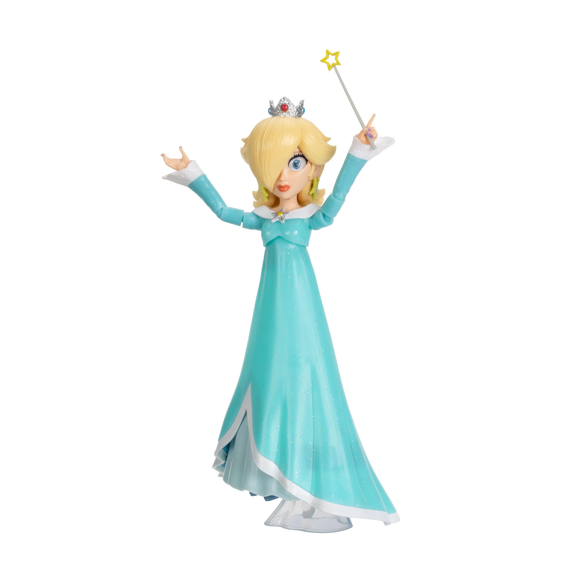 Jakks Pacific Super Mario Galaxy Movie Rosalina Action Figure, 5-inch (12.7cm) with Star Wand 7