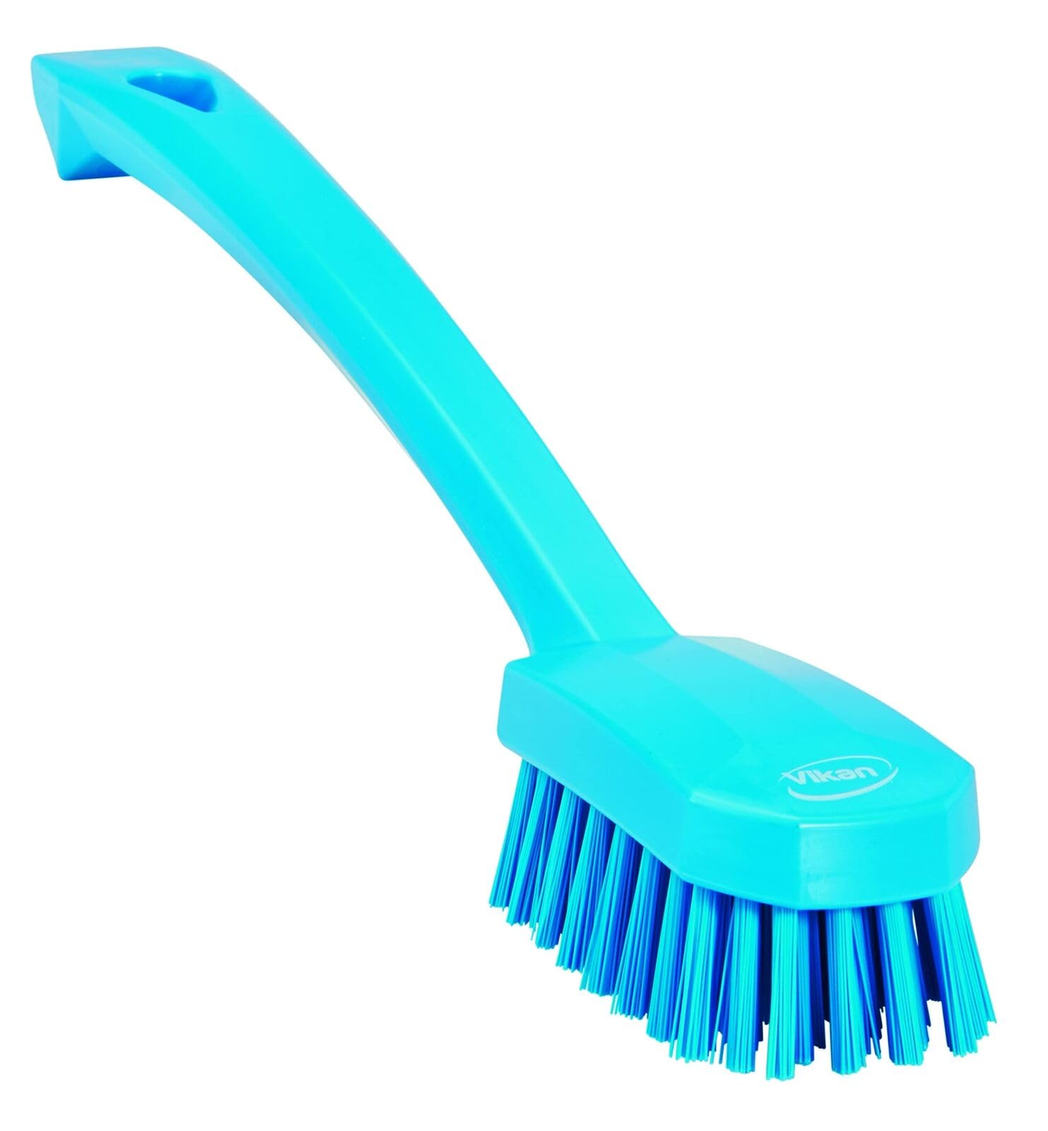 Vikan Utility Brush - Ergonomic Handle | Medium Bristle | Blue 1