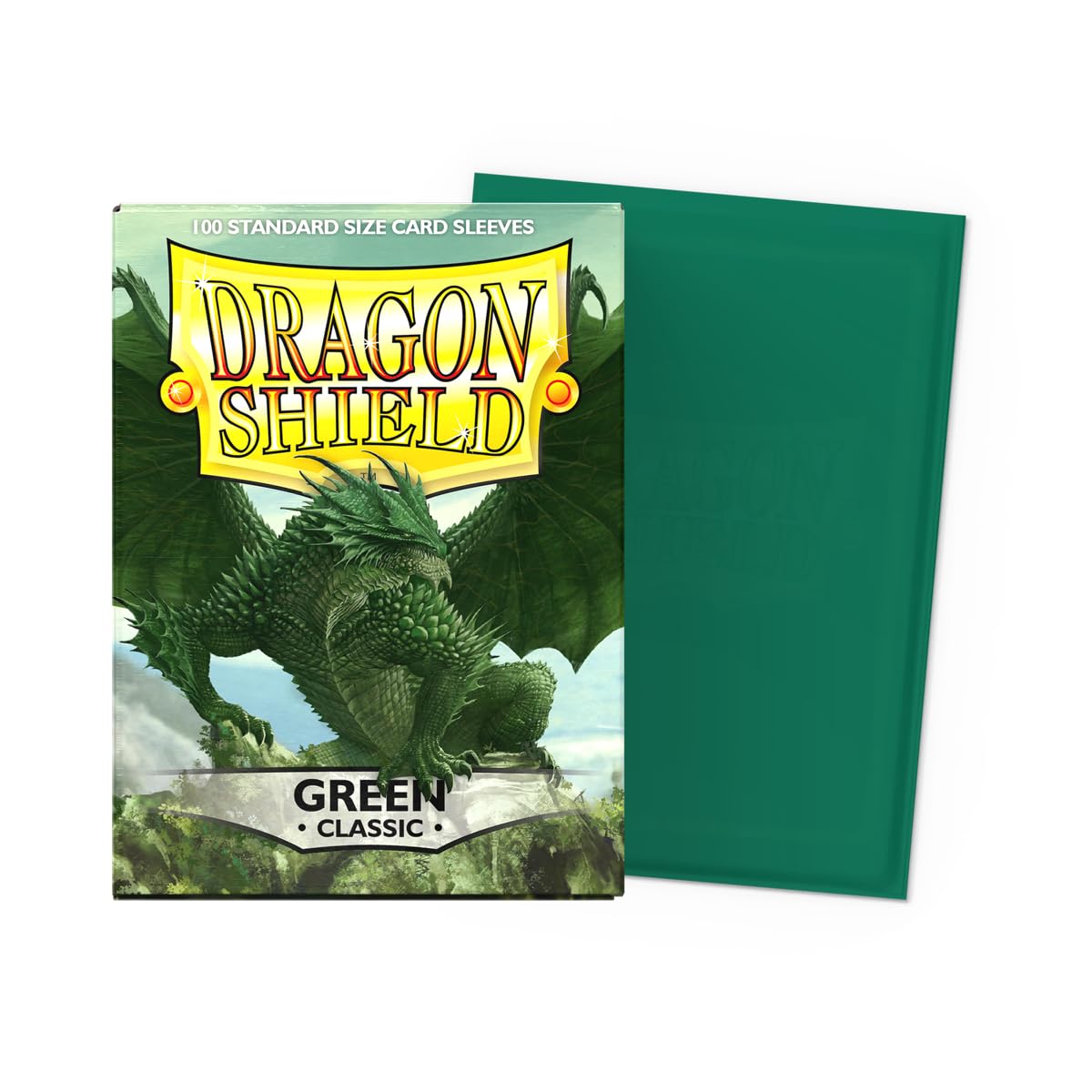 Dragon Shield Box mit 100 hochwertigen Sammelkartenhüllen – Grün 5