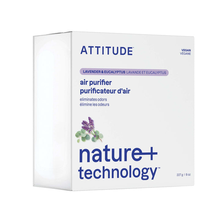 ATTITUDE - Odor Eliminator with Activated Carbon Plant-Based Air Purifier Lavender & Eucalyptus
