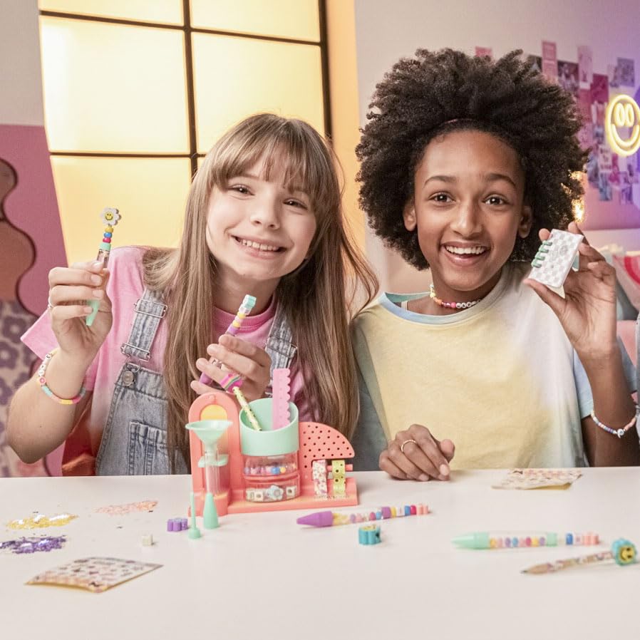 Canal Toys Mini Stationery Factory Set - Create & Customize Pens, Pencils & Notebooks 13