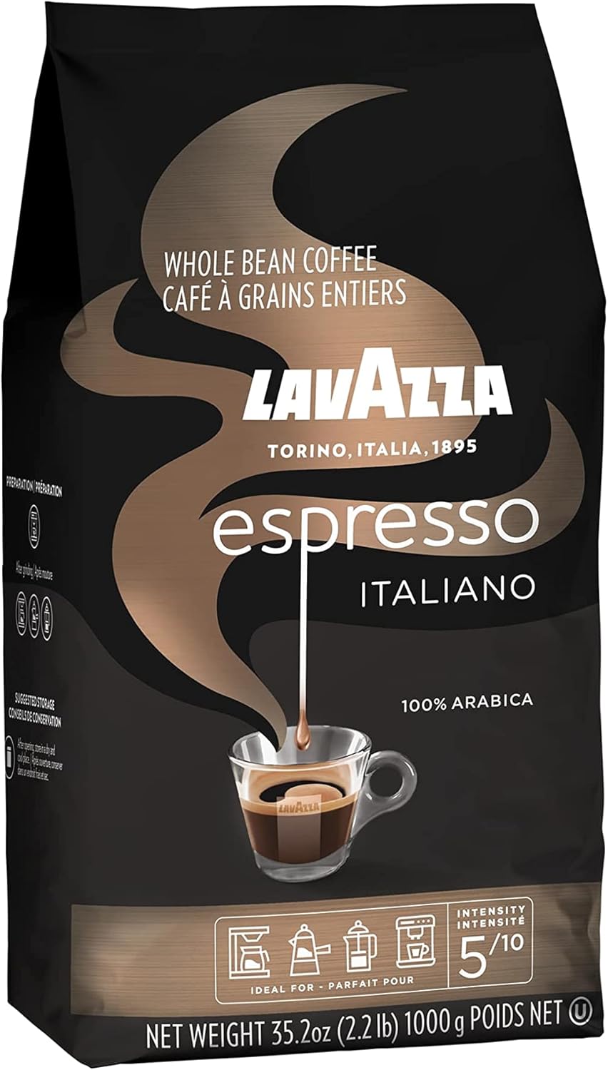 Lavazza - Espresso Italiano Classico 100% Arabica Medium Roast Coffee Beans 1