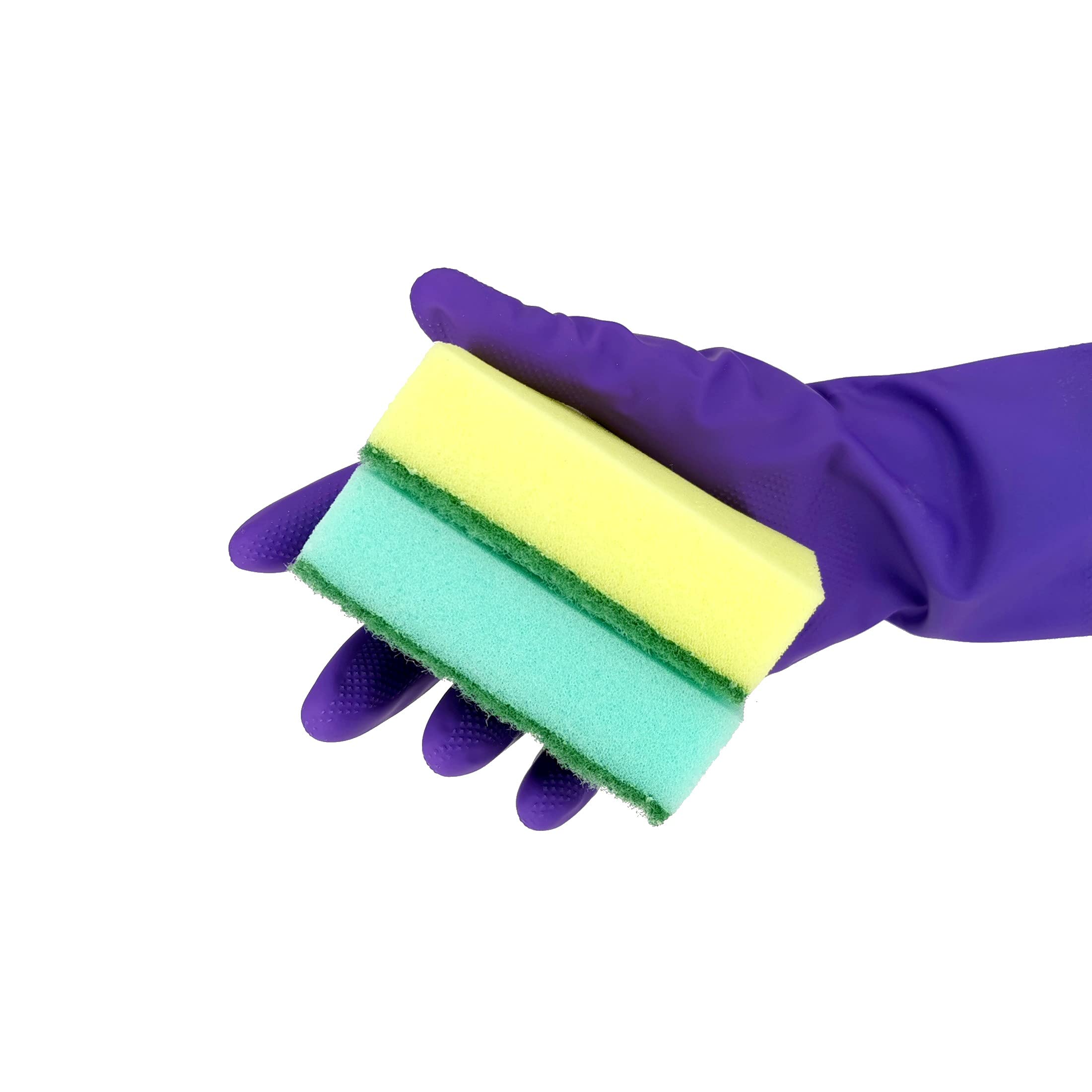 IDEA HOME MAXI Dishwashing Sponge - Dual-Sided Scrub Kit, 5 Pack | 100x75x30mm 2