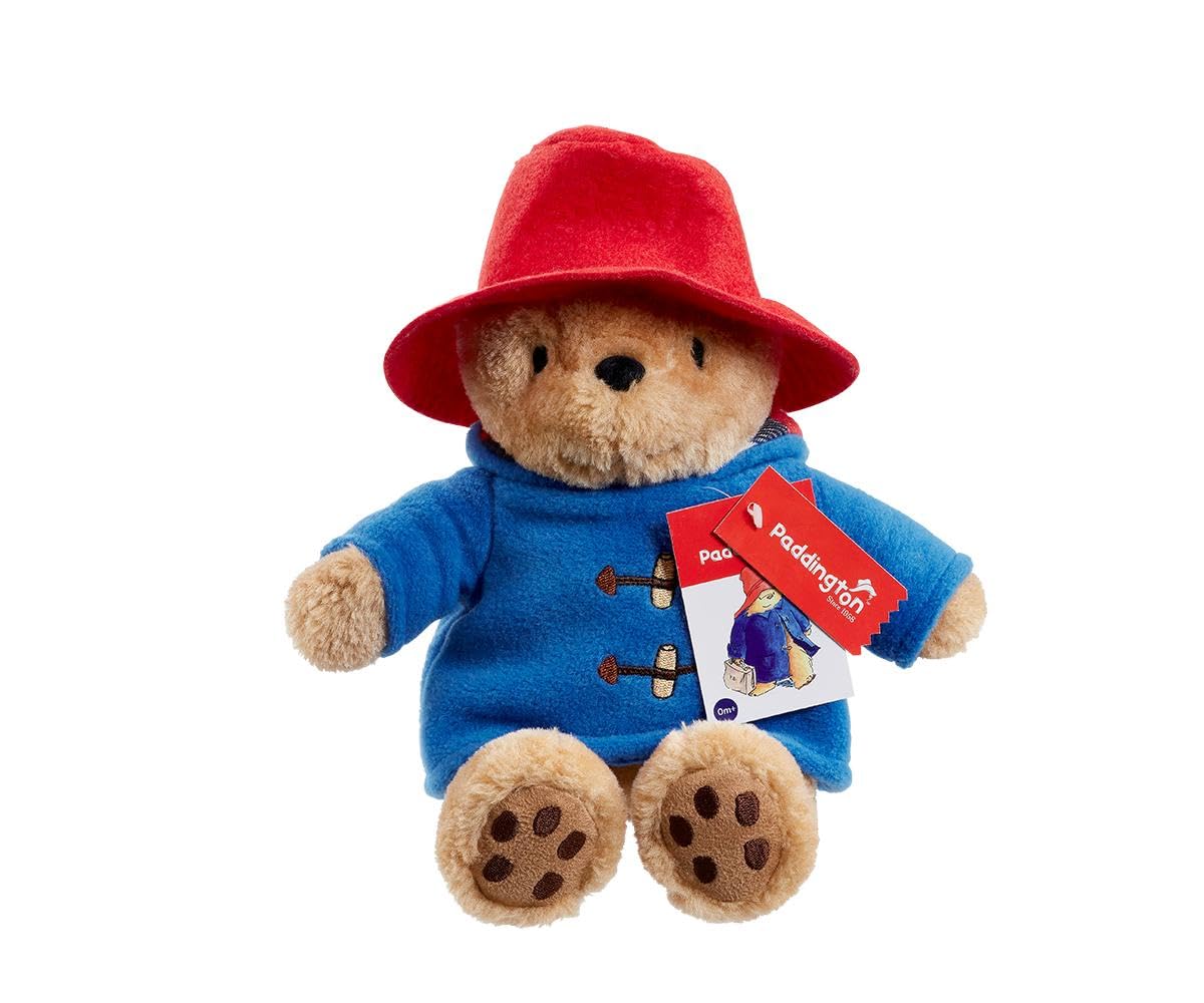 Rainbow Designs Small Classic Cuddly Paddington Bear - Blue & Red Plush Toy