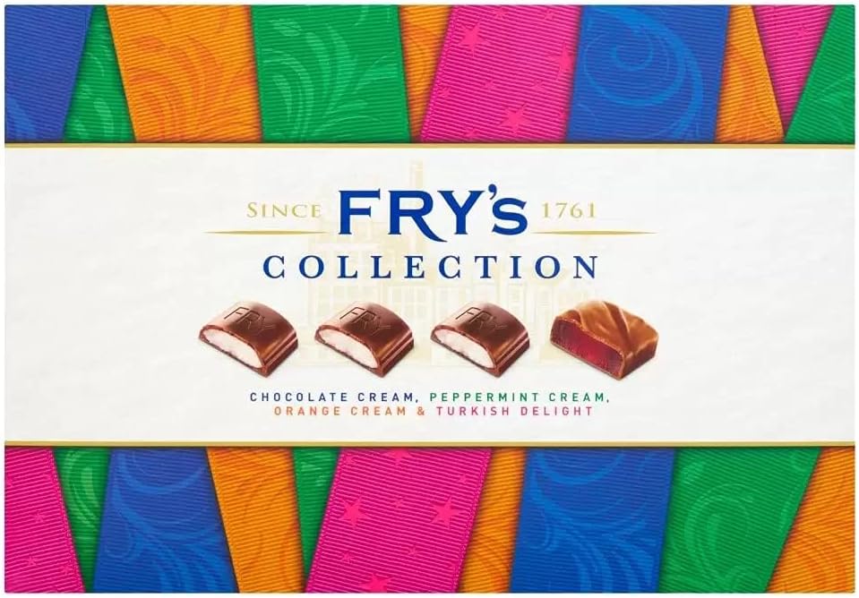 Fry's Collection Chocolate Selection Box 249g - Assorted Cream & Turkish Delight Bars 1