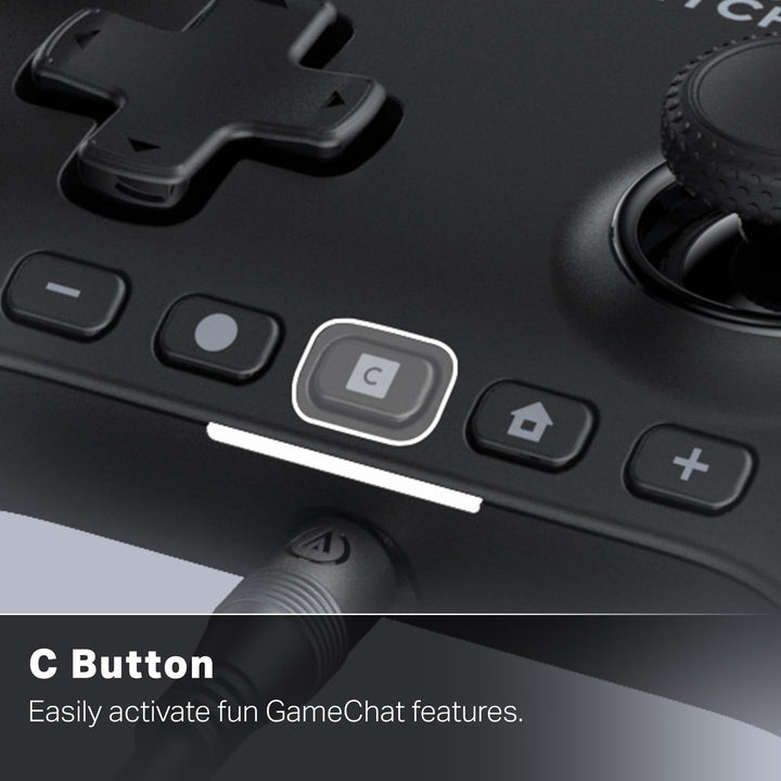 PowerA Advantage Wired Controller for Nintendo Switch 2 - Black, Hall Effect Sticks, Mappable Buttons, C Button, On-board Audio Controls