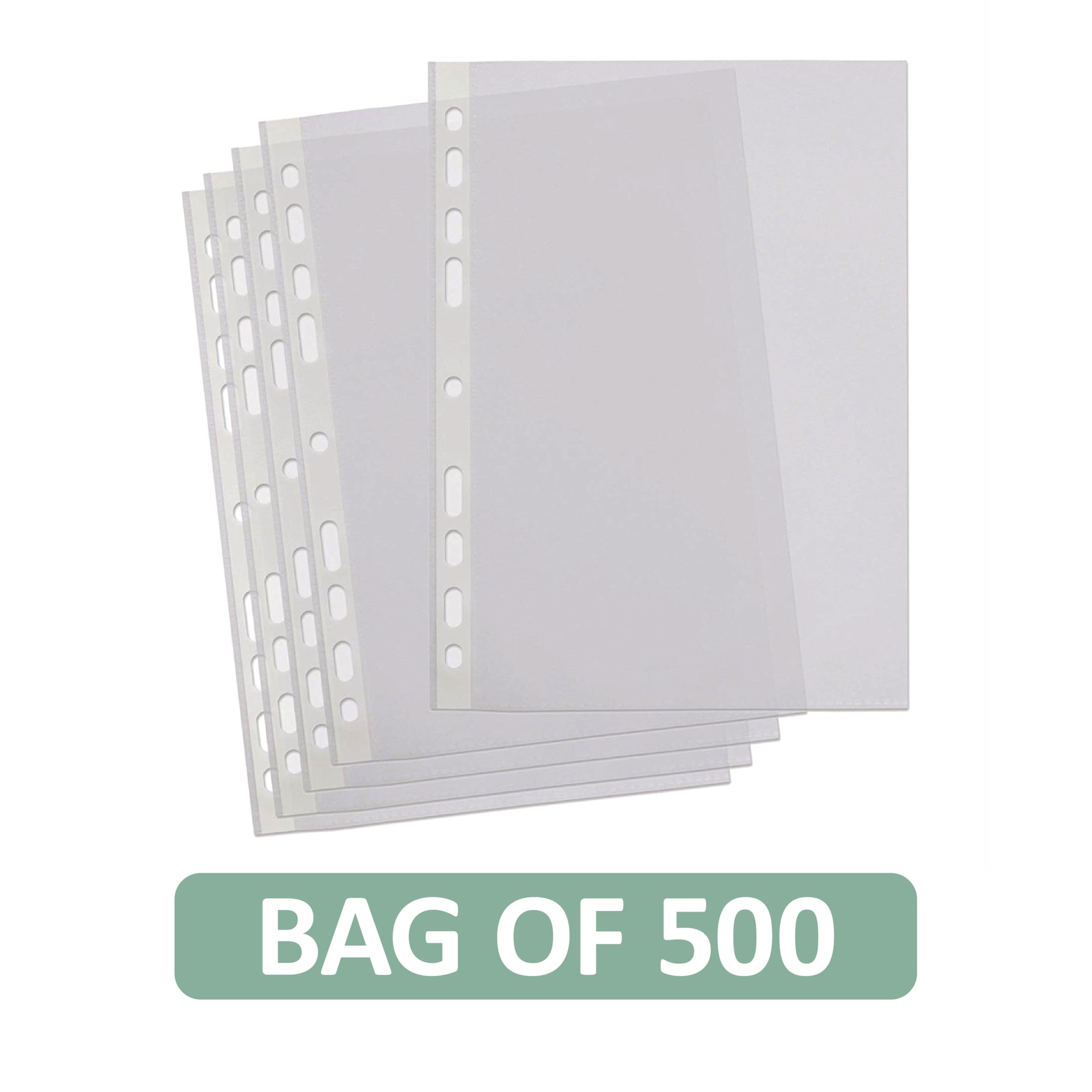 SUMMIT A4 Punched Pockets - Crystal Clear Protection | Universal Multi-Punch | Pack of 500 2