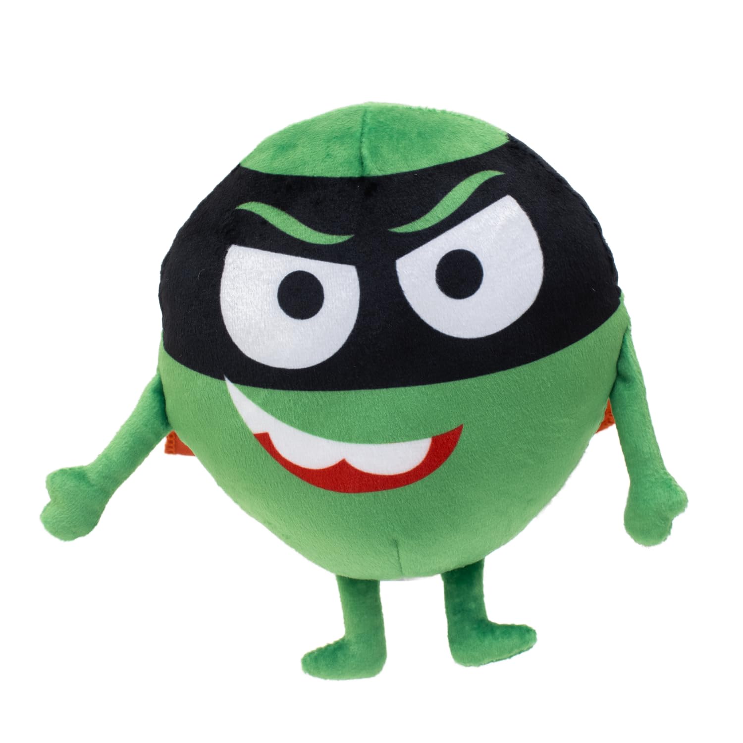 Evil Pea Plush Toy - Official Supertato Character from CBeebies Show 1