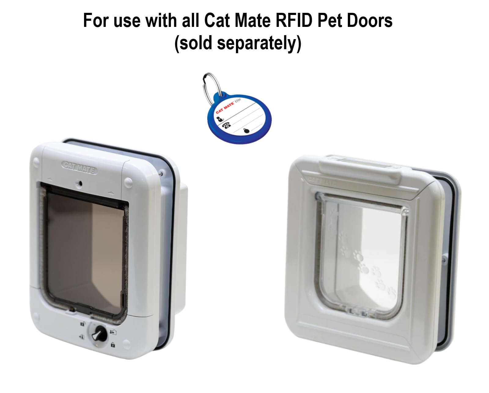 Cat Mate Electronic ID Disc - Unique Pet ID | Compatible with Cat Mate Doors | Blue 2