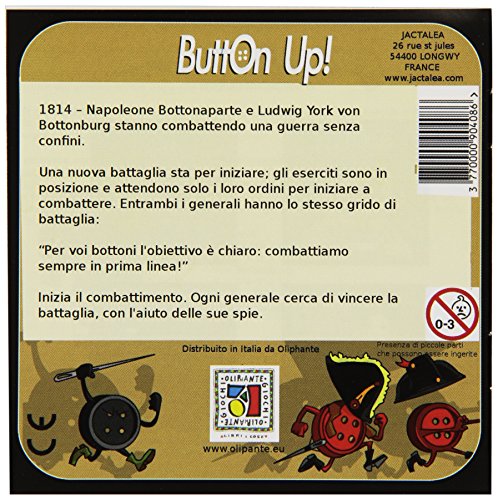Blau-oranges Button-Up-Brettspiel