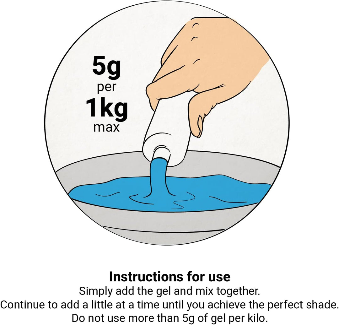 Colour Splash - Latte Food Colouring Gel | Highly Concentrated, Easy to Use Squeezy Tube