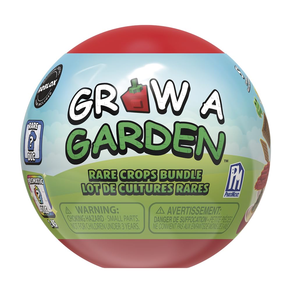Grow A Garden Rare Crops Bundle - Series 1 Mini Surprise Sphere | Includes Roblox DLC