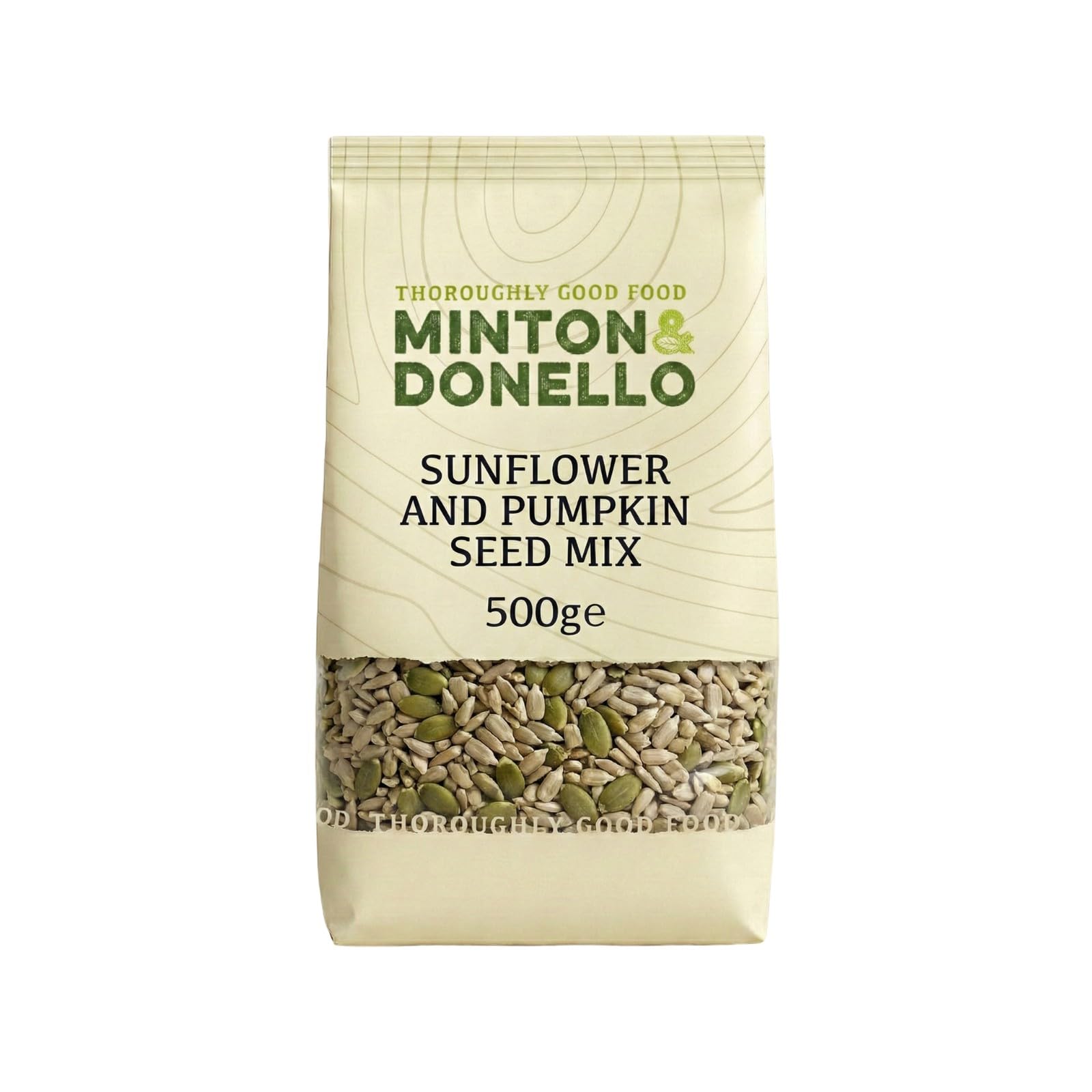 Minton & Donello Sunflower & Pumpkin Seed Mix - Nutrient-Rich Blend | 500g Pack 1