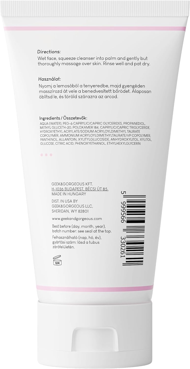 Geek & Gorgeous Jelly Joker Cleanser - Gentle, Water-Soluble Makeup Removal | 150 ml