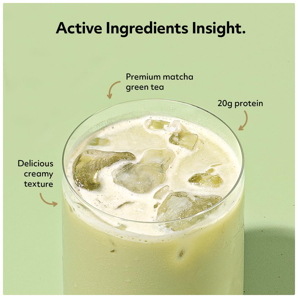 THE PROTEIN WORKS Iced Protein Matcha Latte - 20g Protein, Sugar Free | 16 Servings (500g) 3