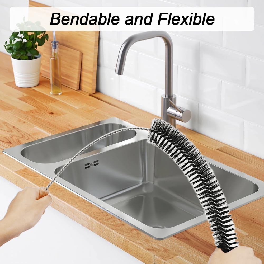 Armo - Pack of 2 Long Radiator Brushes Heavy Duty Flexible Cleaning Tool