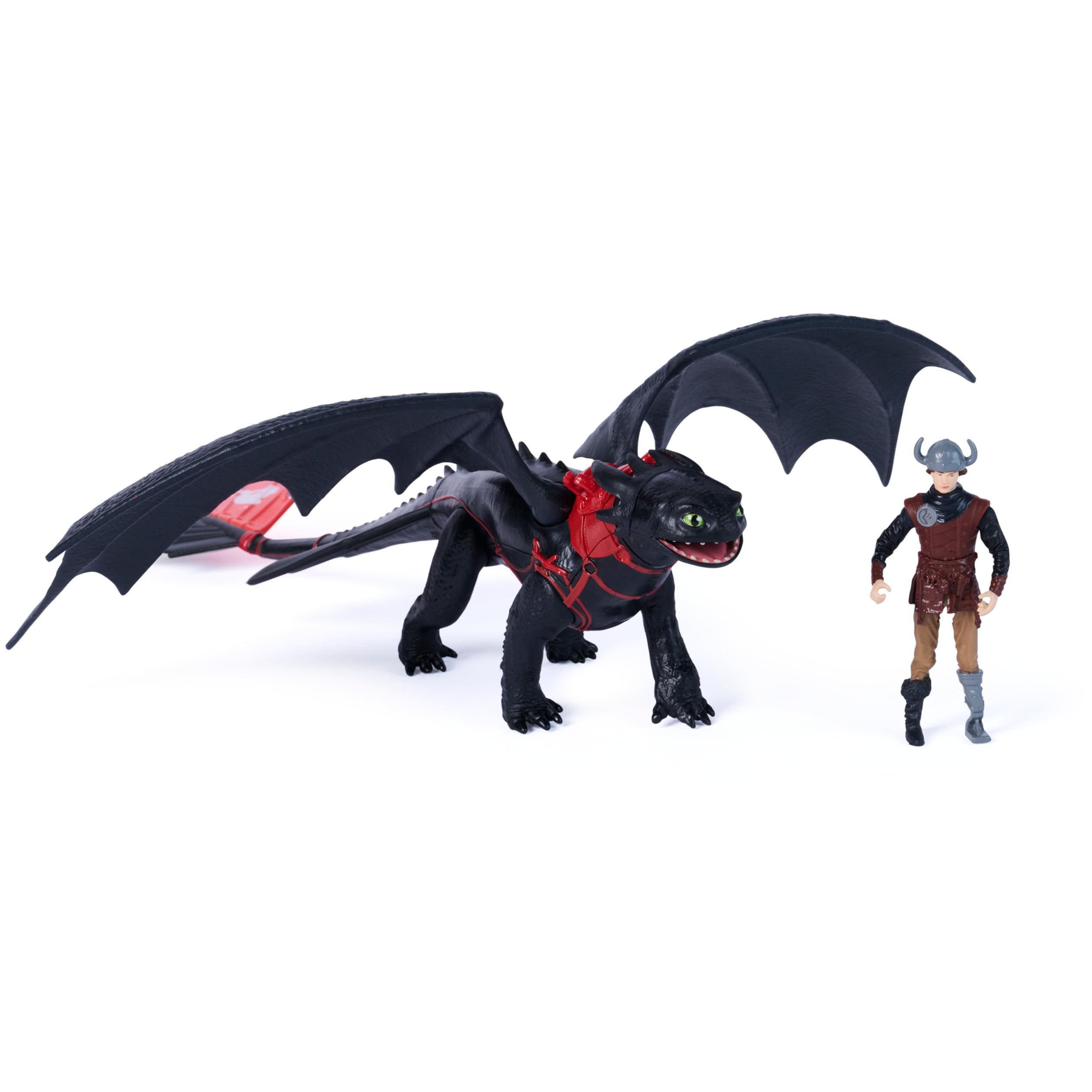Dreamworks Dragons Toothless & Hiccup Action Figure | 10 Inches | Ages 4+ | Multicolor 1