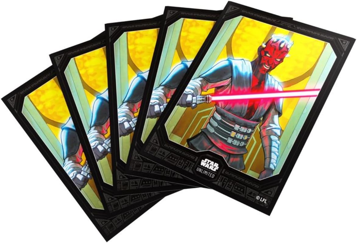 Gamegenic Star Wars Unlimited Darth Maul Art Sleeves for Card Games 3