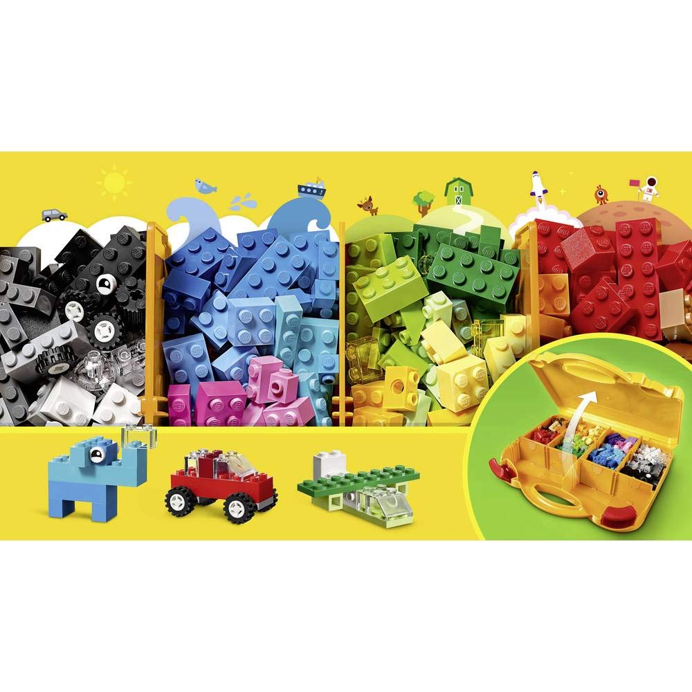 LEGO Classic Creative Suitcase 10713 - Portable Building Set for Kids Ages 4+ 3
