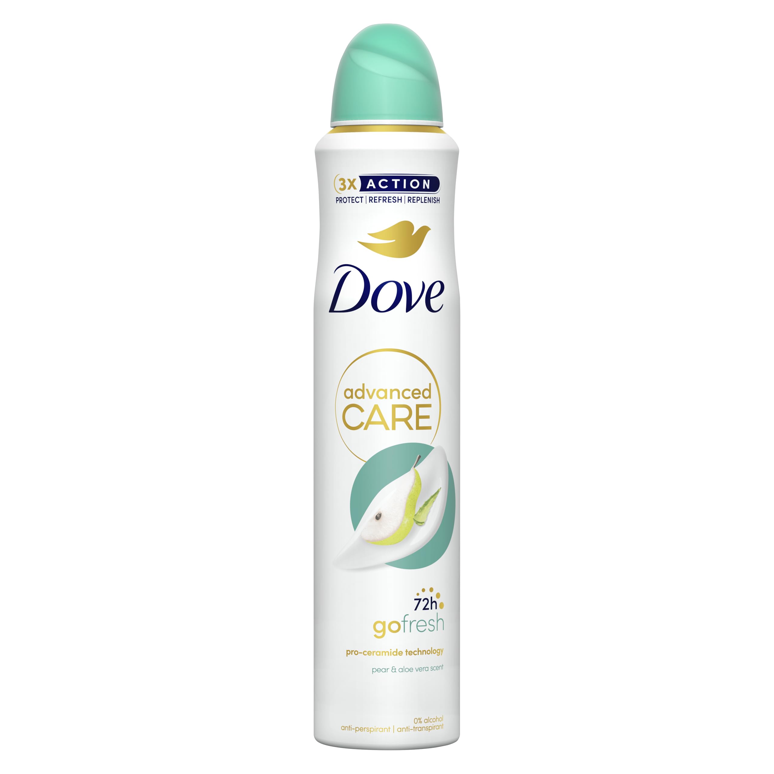 Dove Advanced Care Go Fresh Pear & Aloe Vera Scent Antiperspirant Deodorant Spray (160g)
