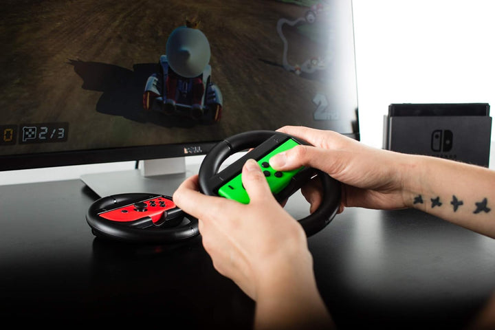 Venom Switch Racing Wheel Twin Pack - Nintendo Switch
