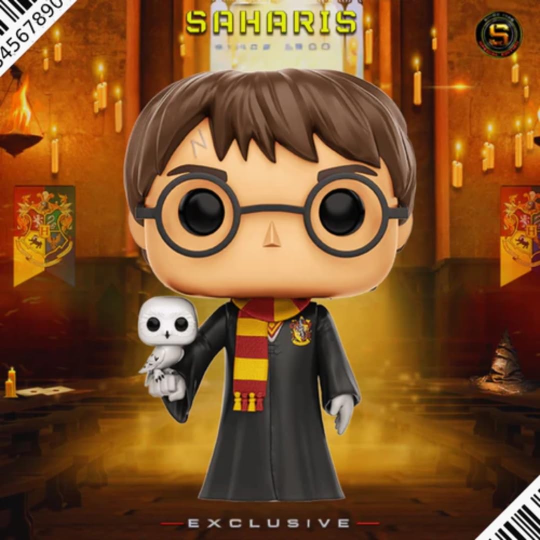 Funko POP! Movie: Harry Potter - Harry Potter With Hedwig Collectable Vinyl Figure (11915-PX-1K1) 2