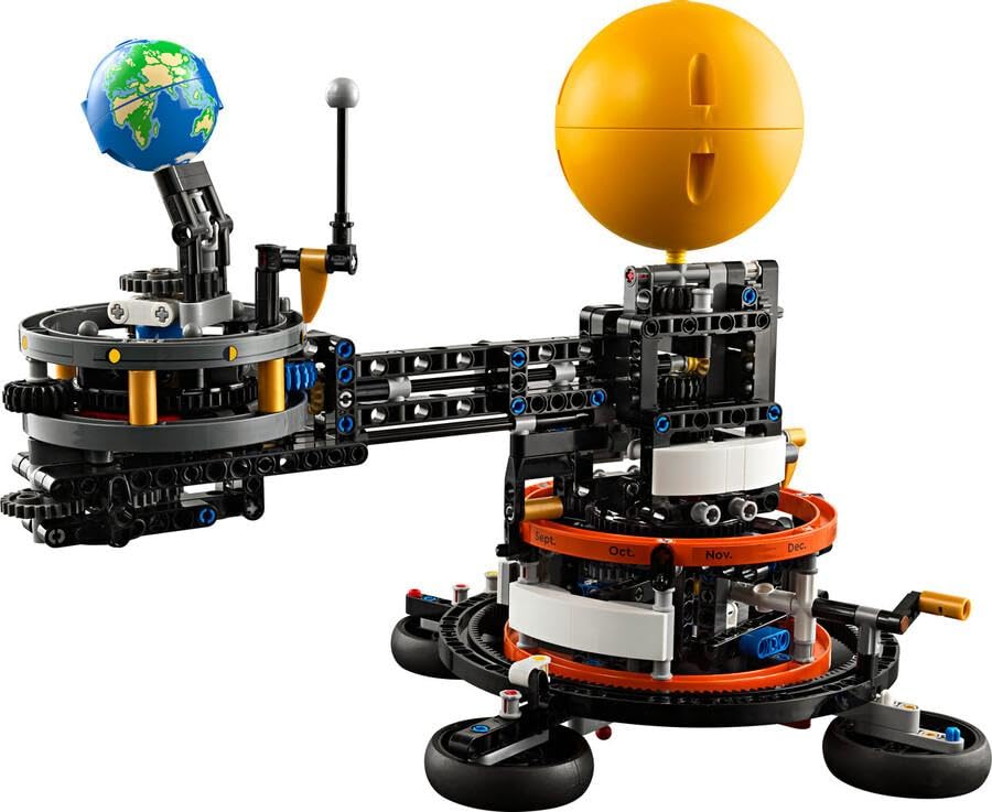 LEGO Technic Planet Earth and Moon in Orbit Building Set - Educational Space Model for Ages 10+
