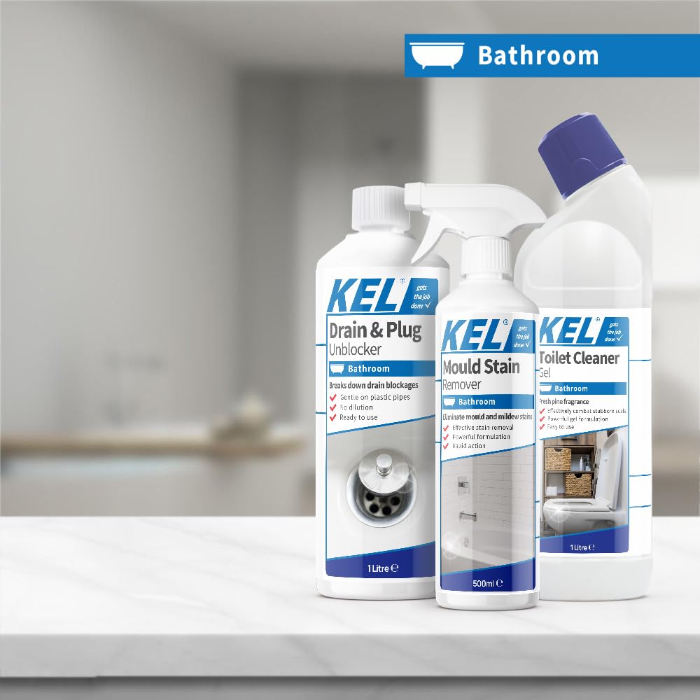 KEL Grout Cleaner - Ready-To-Use Spray for Tile & Grout | 1 Litre Lemon Scent 6