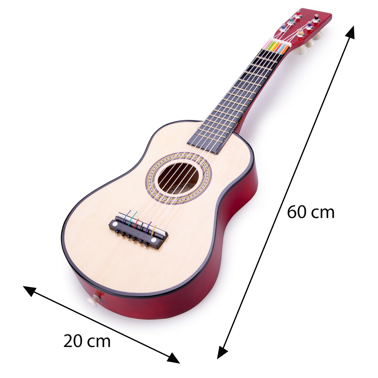 New Classic Toys Wooden Toy Guitar - First Melodies Collection for Kids 3+ 10