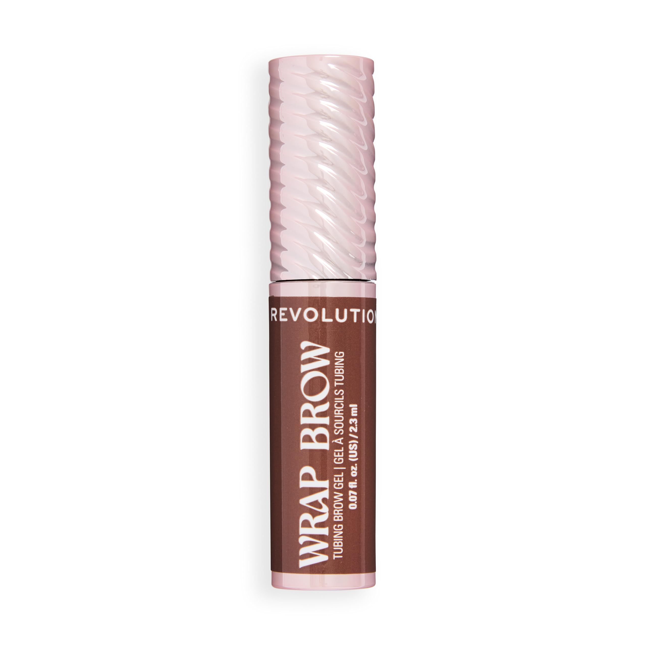 Revolution Beauty London Wrap Brow Tubing Gel - Water-Resistant Sculpting for Women | Warm Medium Brown 2