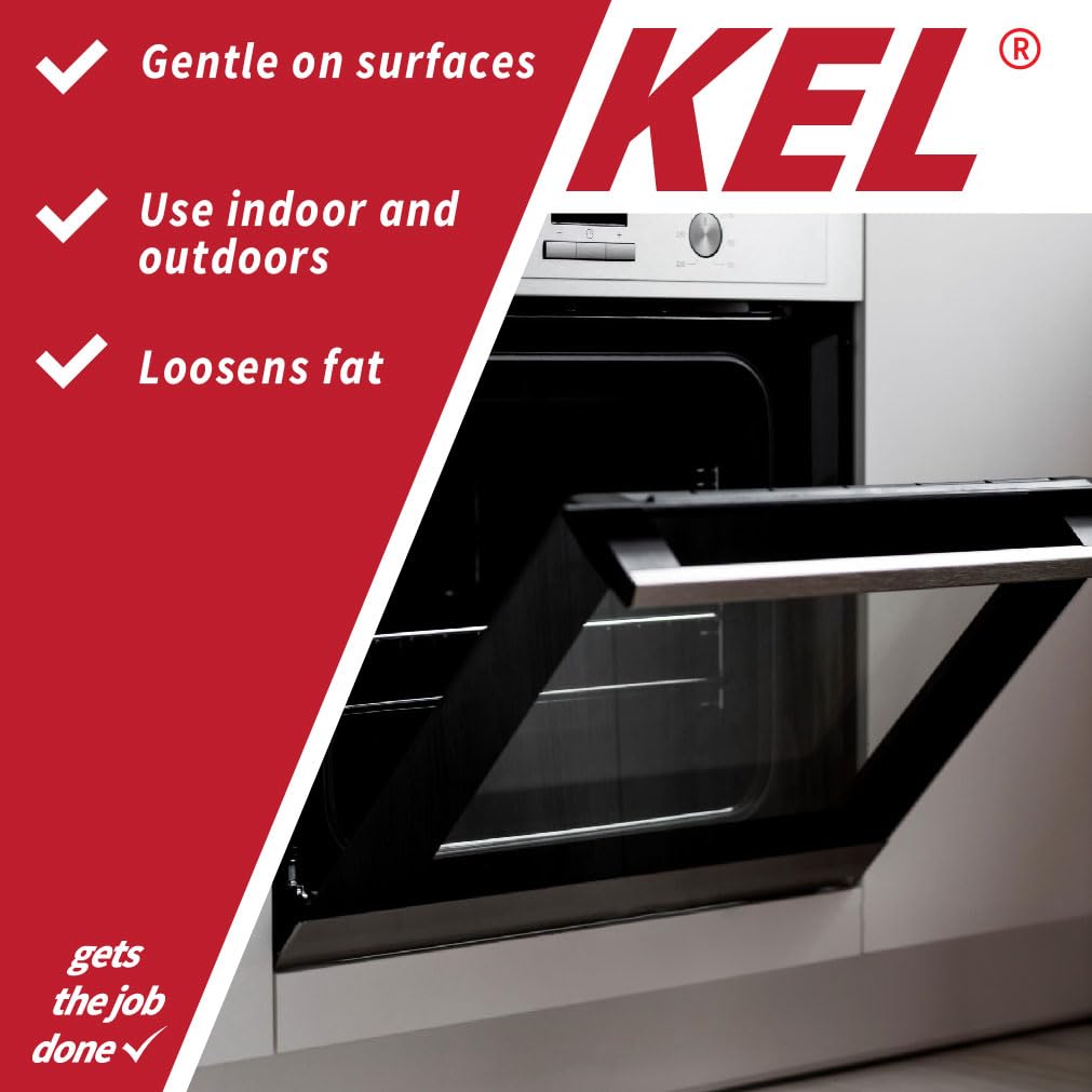 KEL Oven, Grill & BBQ Cleaner Spray - Heavy-Duty Degreaser for Ovens & Grills | 500ml 3