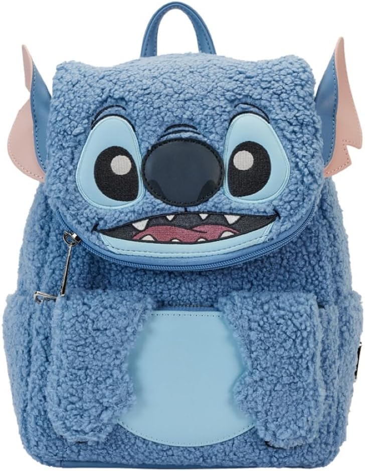 Loungefly Stitch Plüsch-Mini-Taschenrucksack