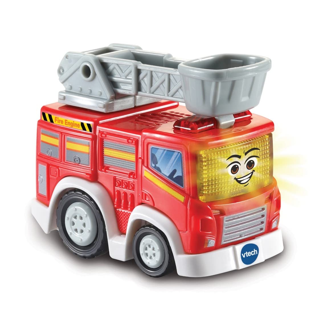 VTech Toot-Toot Drivers 2 Car Rescue Pack with Fire Engine and Police Car - Interactive Musical Vehicle Set for Toddlers 1-5 Years 6