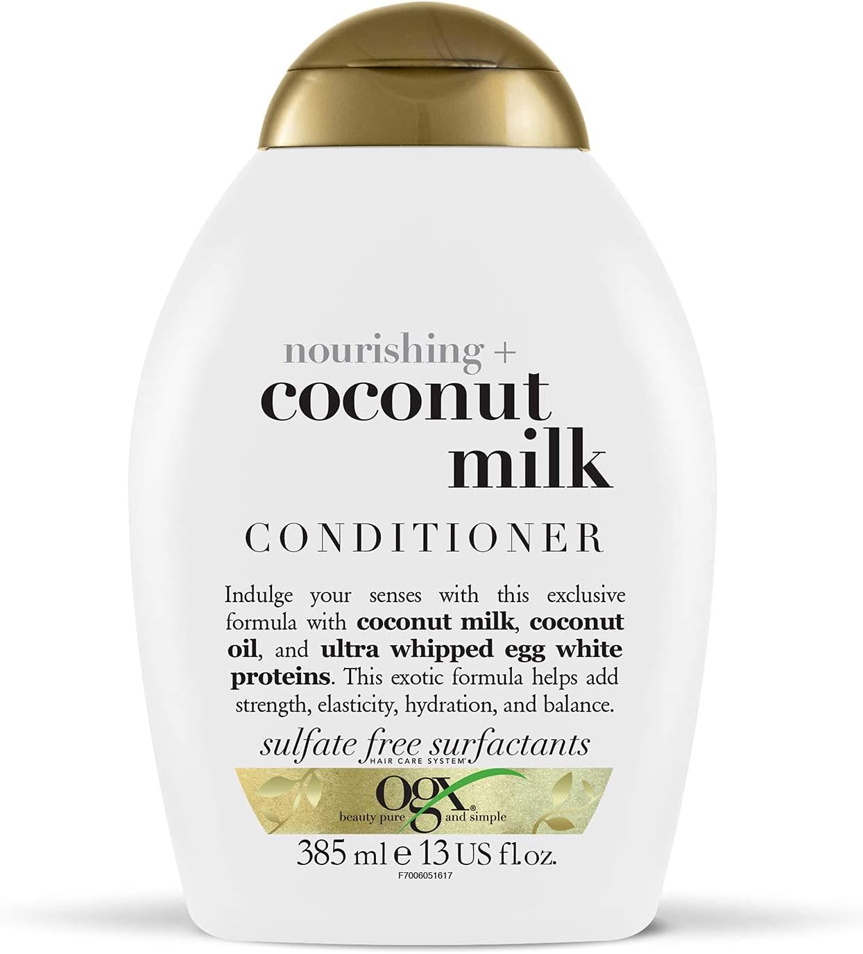 OGX - Coconut Milk Conditioner for Dry Damaged Hair (385ml) 3