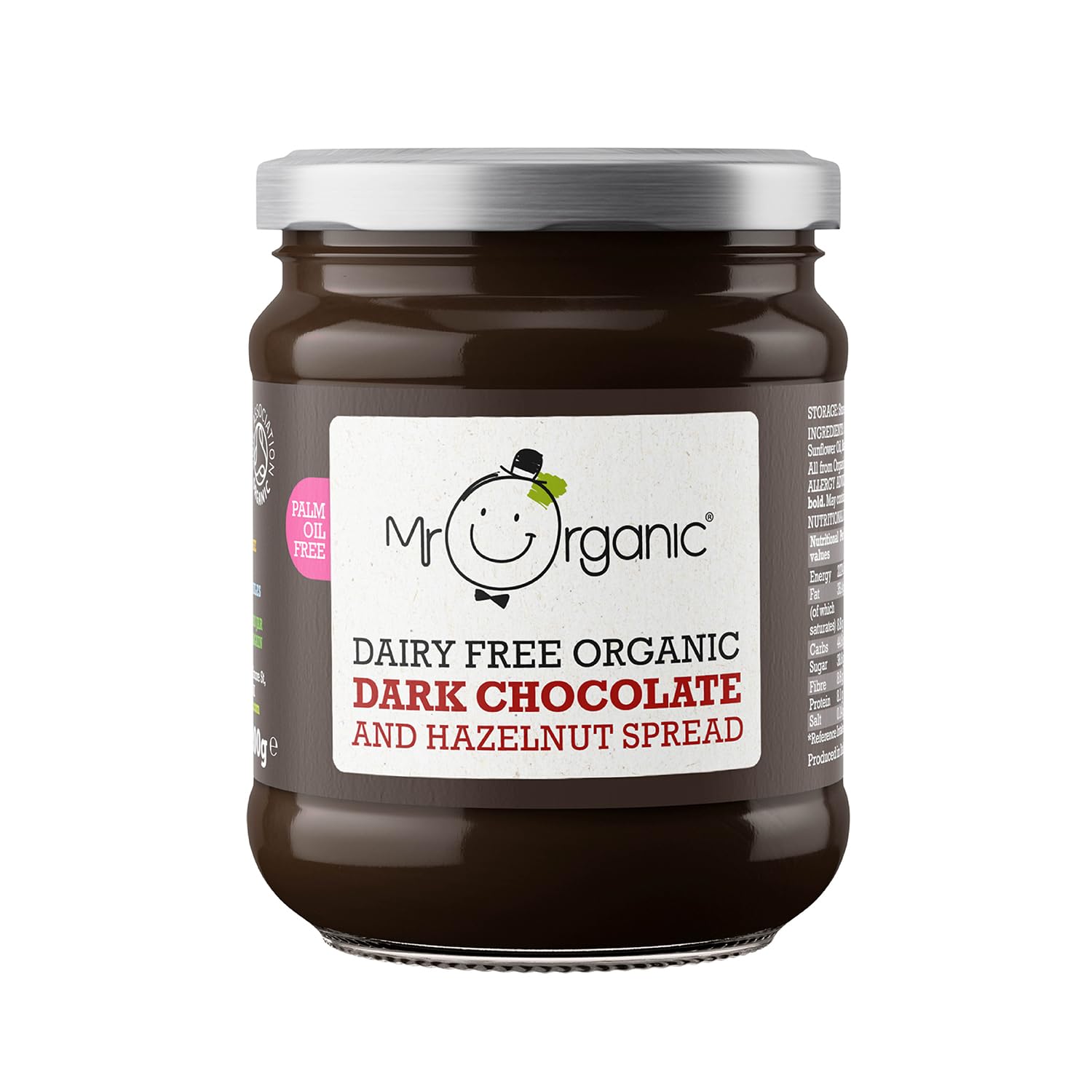Mr Organic - Organic Dark Chocolate & Hazelnut Spread 200g 8