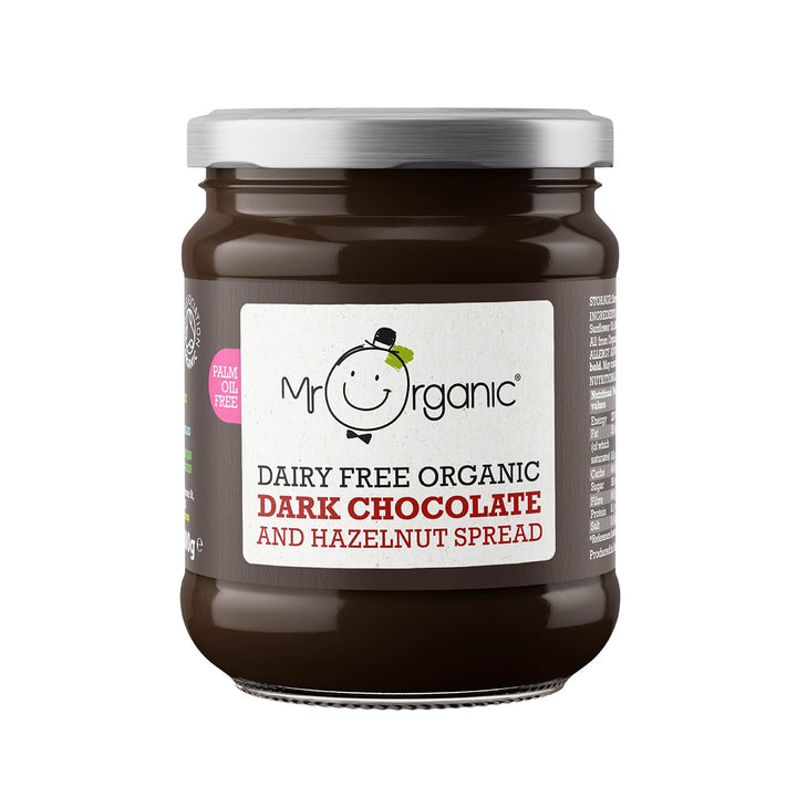 Mr Organic - Organic Dark Chocolate & Hazelnut Spread 200g
