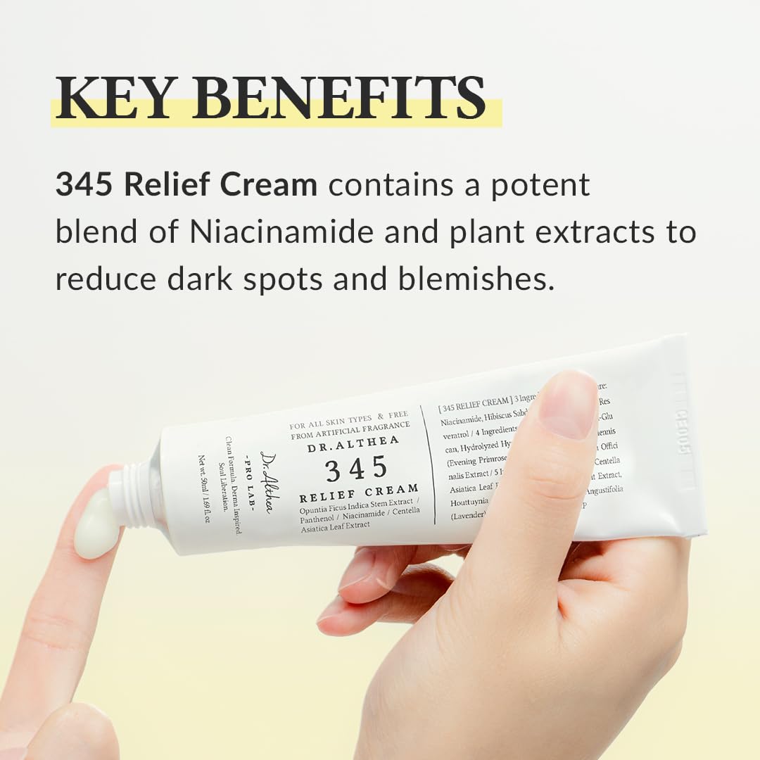 Dr.Althea 345 Relief Cream - Daily Face Moisturizer (80g) 6