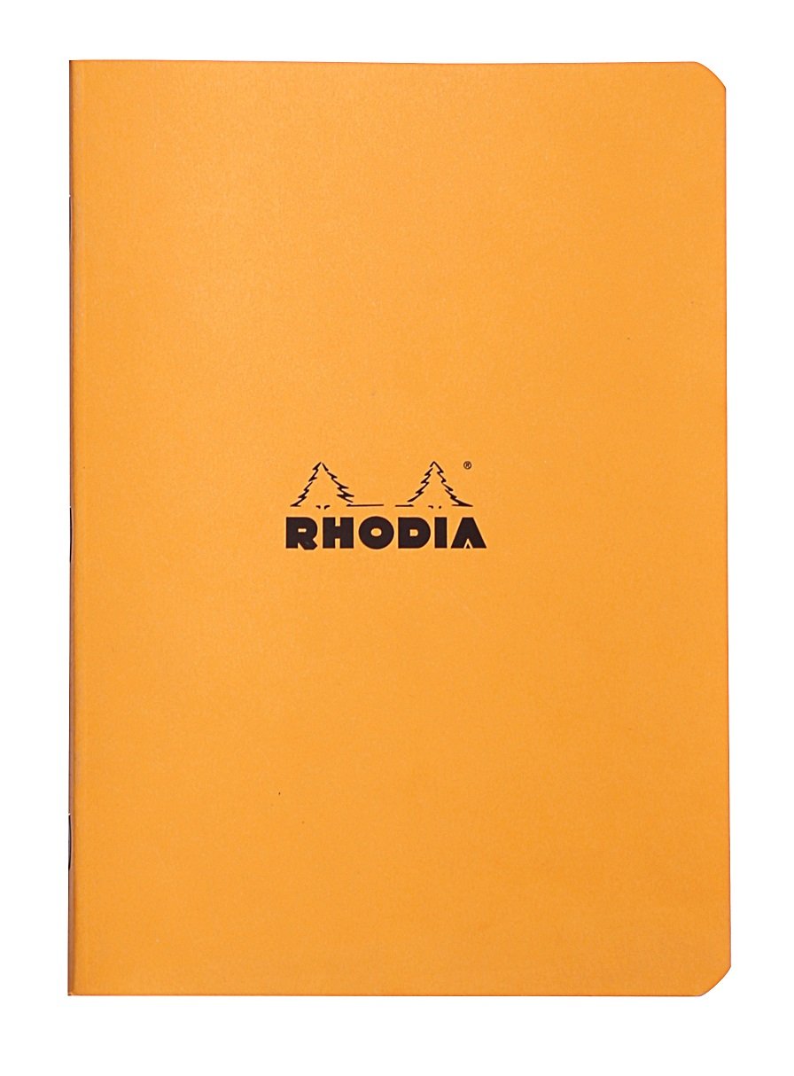Rhodia 119188C Composition Notebook - A5, Lined, 96 Pages, 80 g/m² Paper, Orange Cover 1