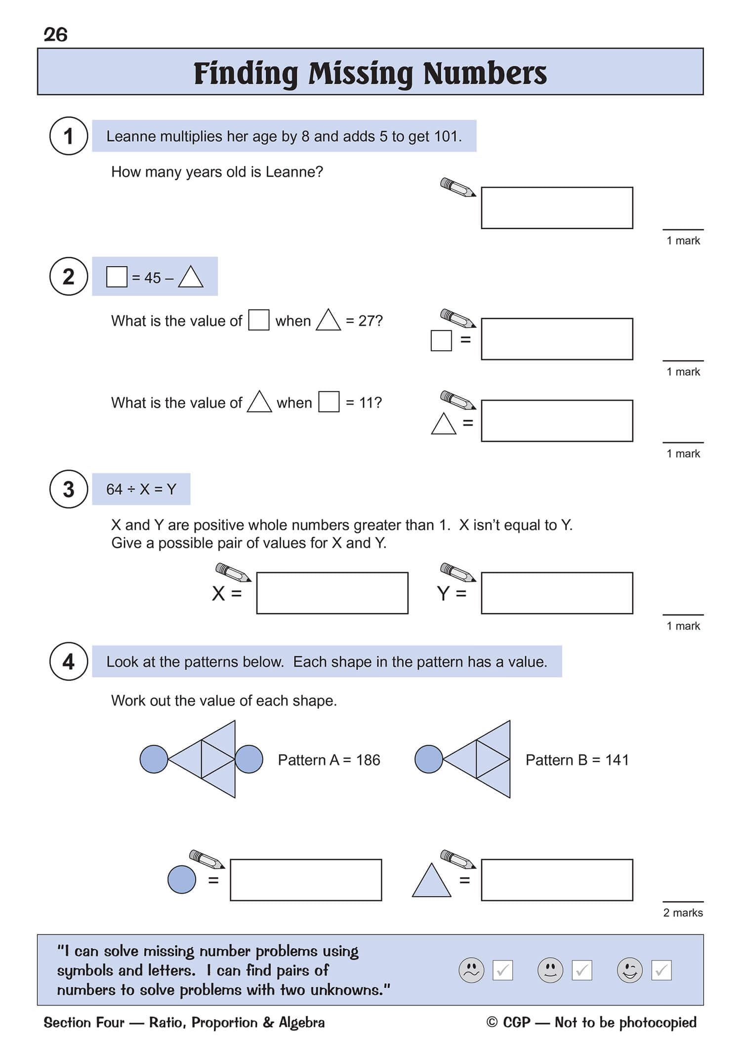 CGP Books KS2 Maths SATS Reasoning Question Book - Ages 10-11 | Practice Questions | Paperback 6