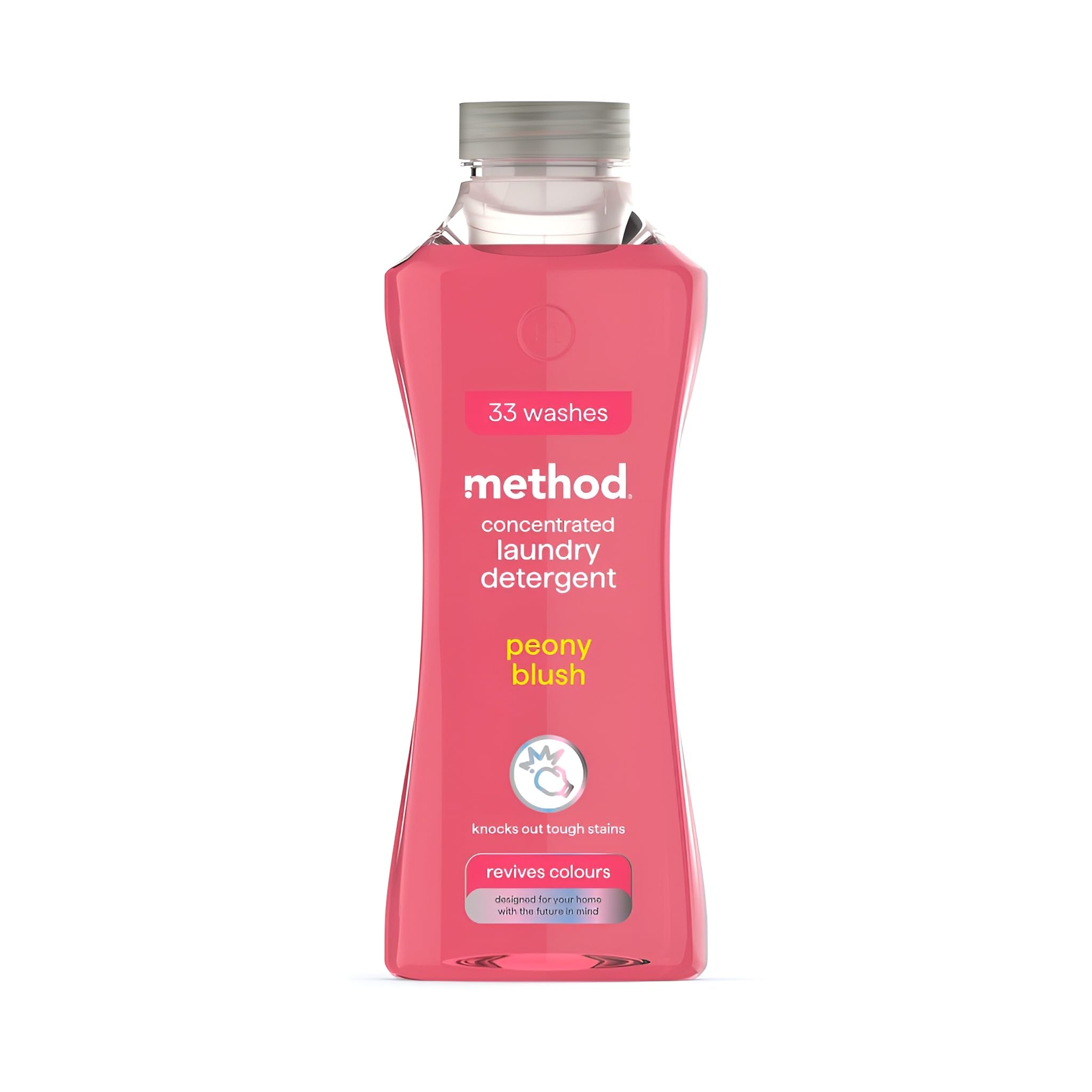 Method Concentrated Laundry Detergent - Fresh Peony Blush Scent | 990 ml | Biodegradable