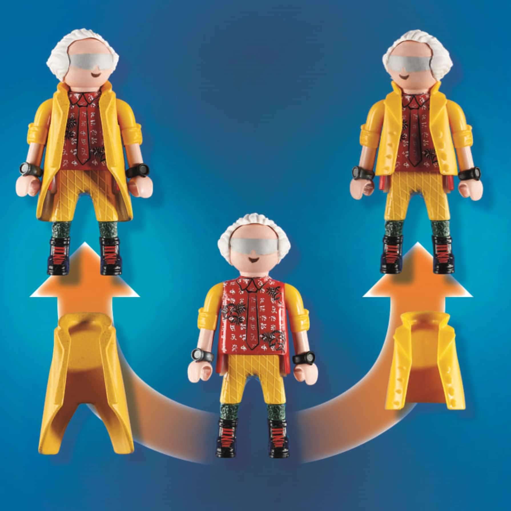 Playmobil Back to the Future Part II Hoverboard Chase - 82-Piece Playset for Ages 5+ 15