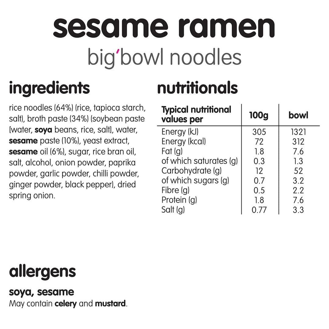 Itsu - Sesame Chicken Big"Bowl Noodles 97g