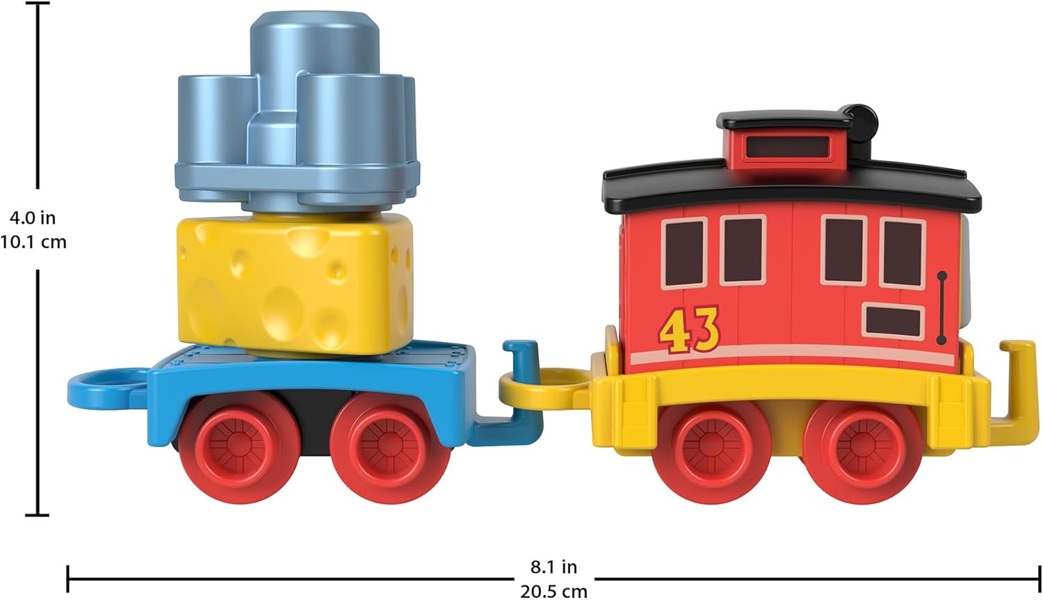 Thomas & Friends My First Brake Car Bruno Push-Along Train Set for Toddlers 2