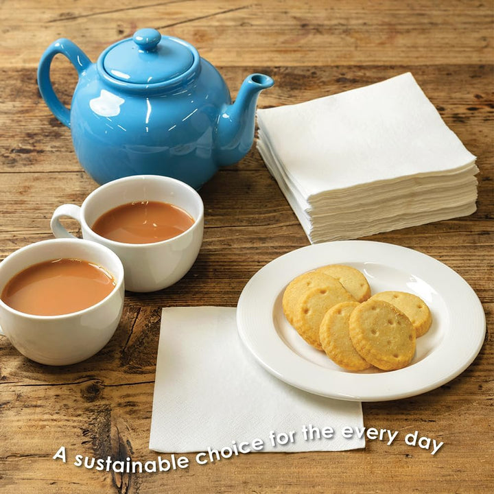 Talking Tables Table Kind 100 Pack Soft White Napkins 2-Ply 33cm