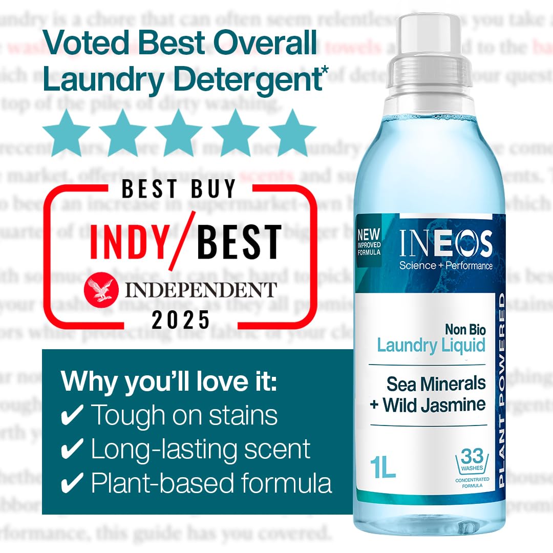 INEOS - Next-Gen Non Bio Laundry Liquid Detergent (1L) 6