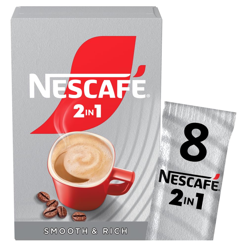 NESCAFÉ 2 IN 1 Original Instant Coffee (1 Pack of 8 Drinks) 1