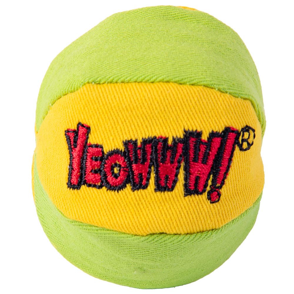 YEOWWW My Cats Balls Cat Toy - Pack of 3 Assorted, 100% Organic Catnip Filled 6