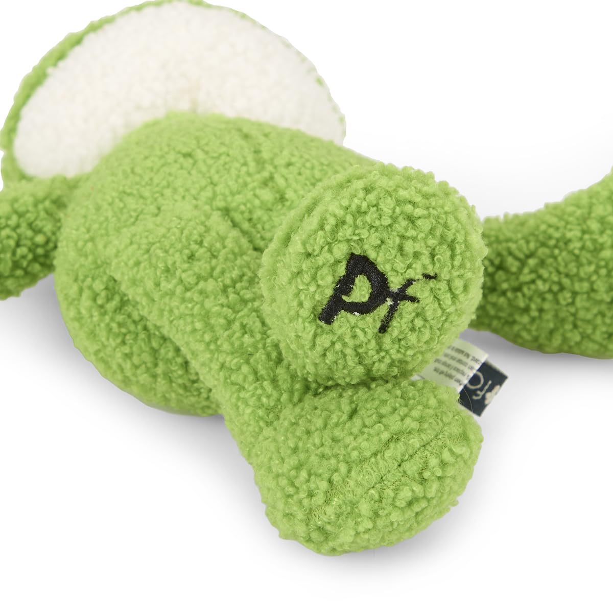Petface Little Petface Finlay Frog Plush Dog Toy with Squeaker | Lightweight for Small Dogs | Green 5